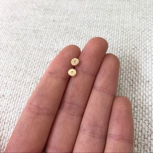 Ariel Gordon Jewelry Mini Circle Stud Earrings